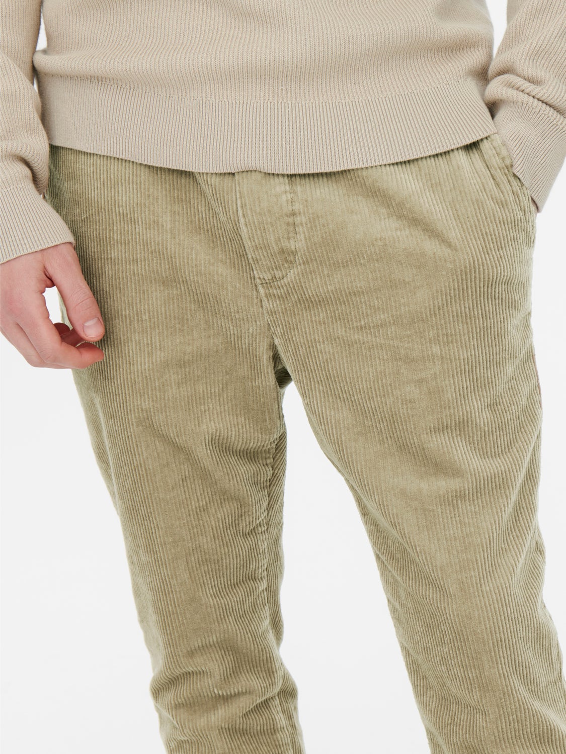 Casual corduroy pants