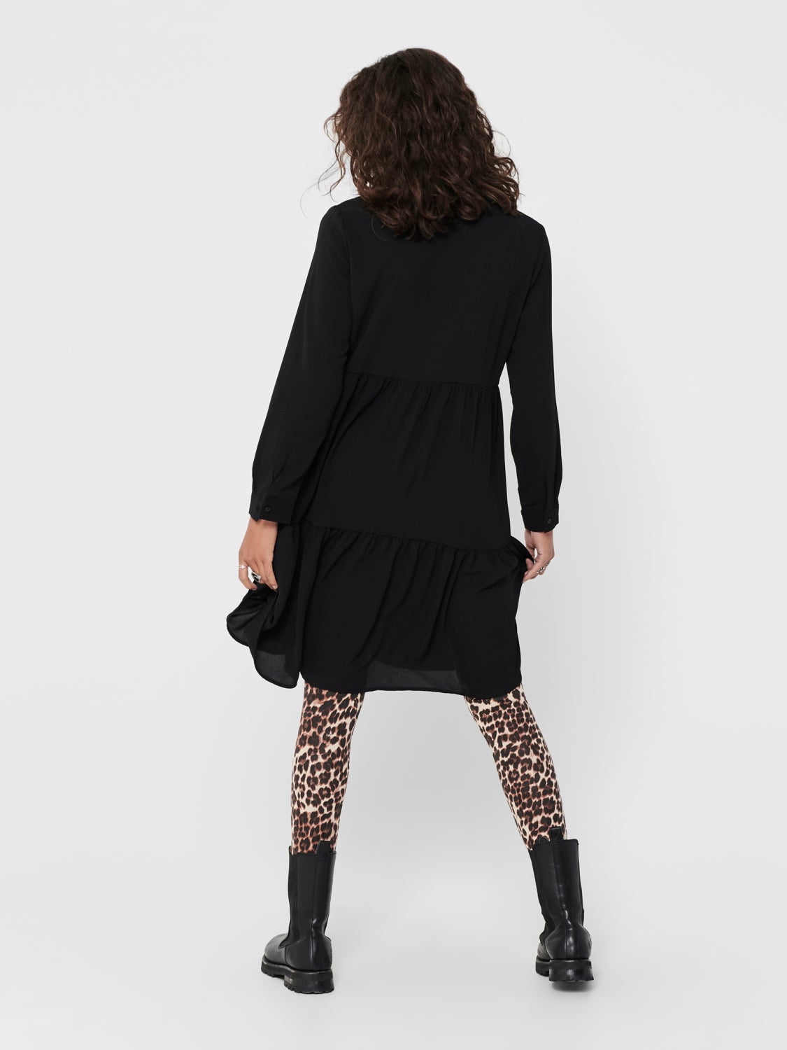 Solid colored Shirt dress