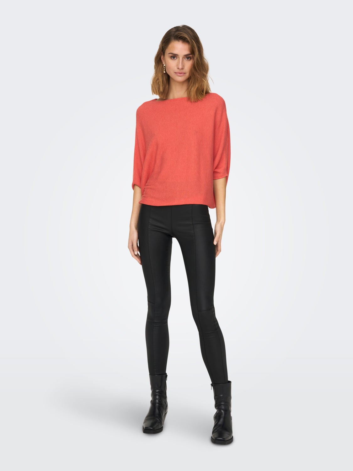 Batsleeve Knitted Pullover