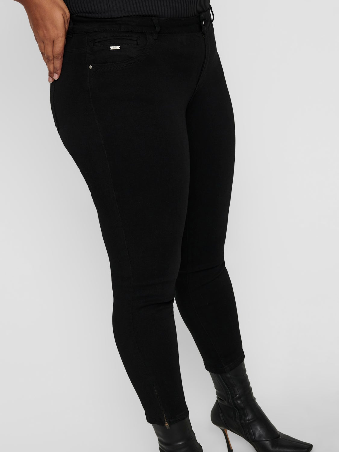Curvy CARKarla reg ankle zip Skinny fit jeans