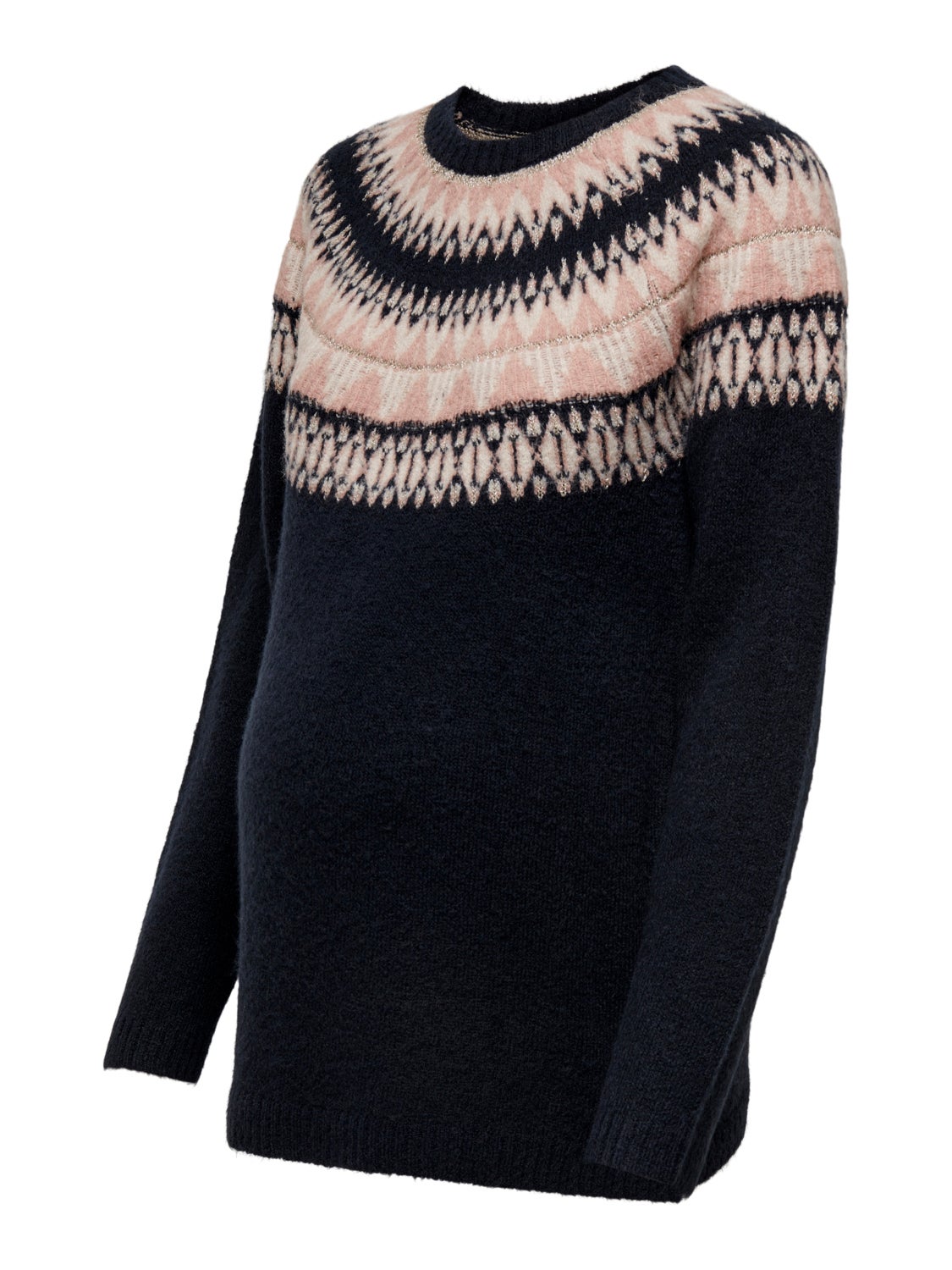 Mama patterned Knitted Pullover