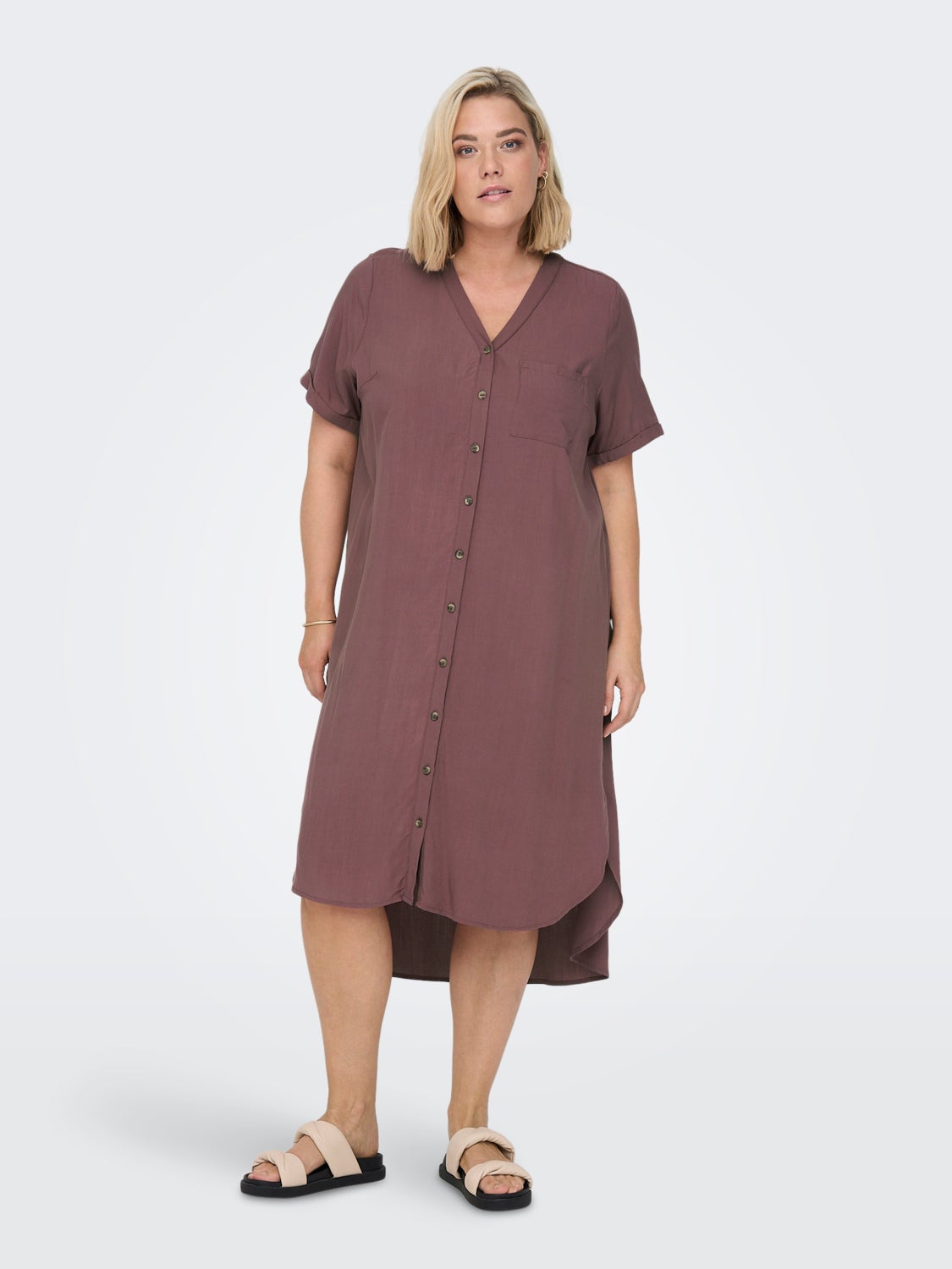 Curvy loose fitted Shirt dress