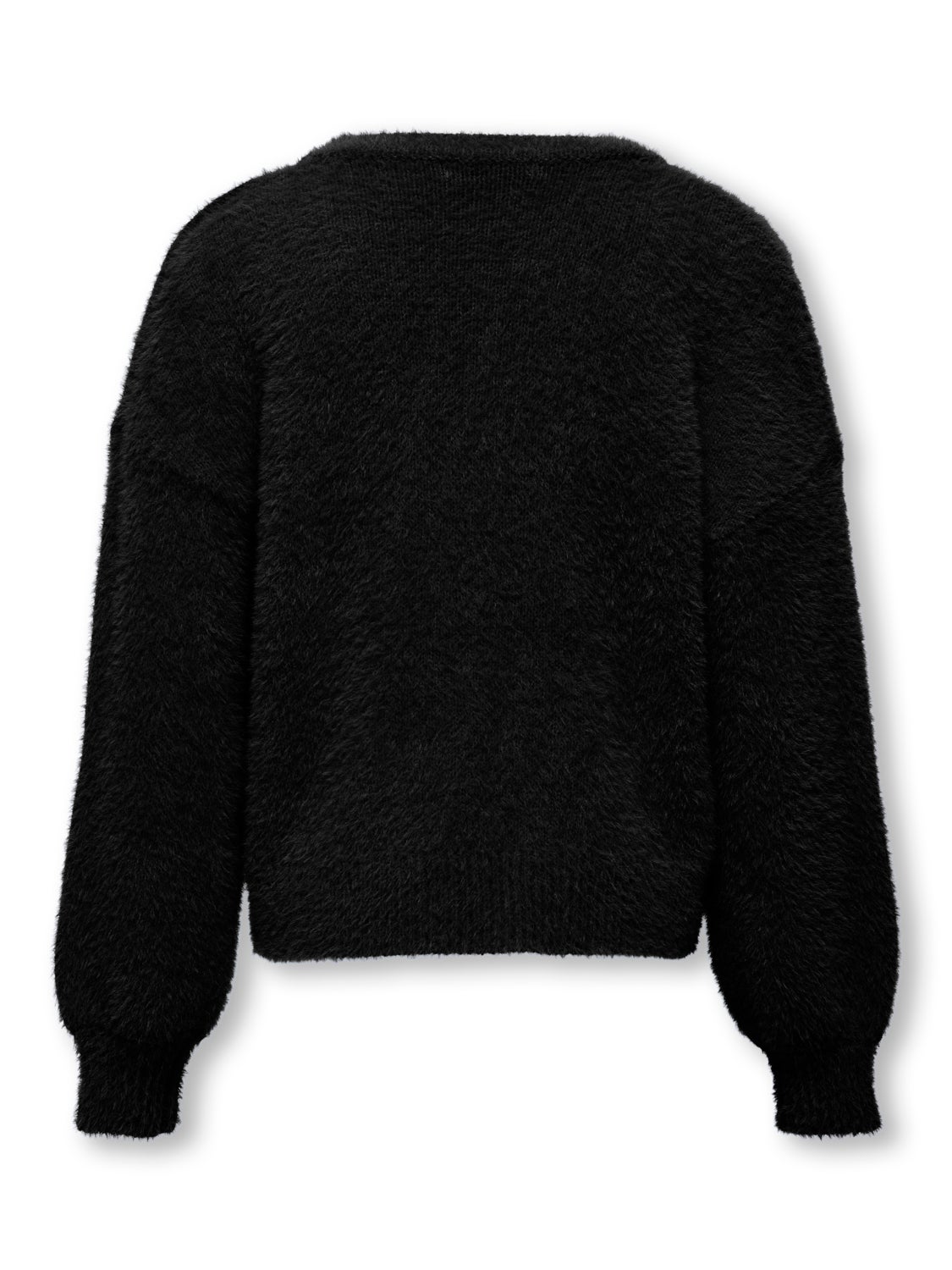 O-neck knitted pullover