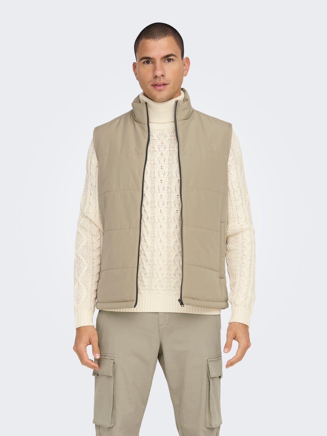 Quilted gillet