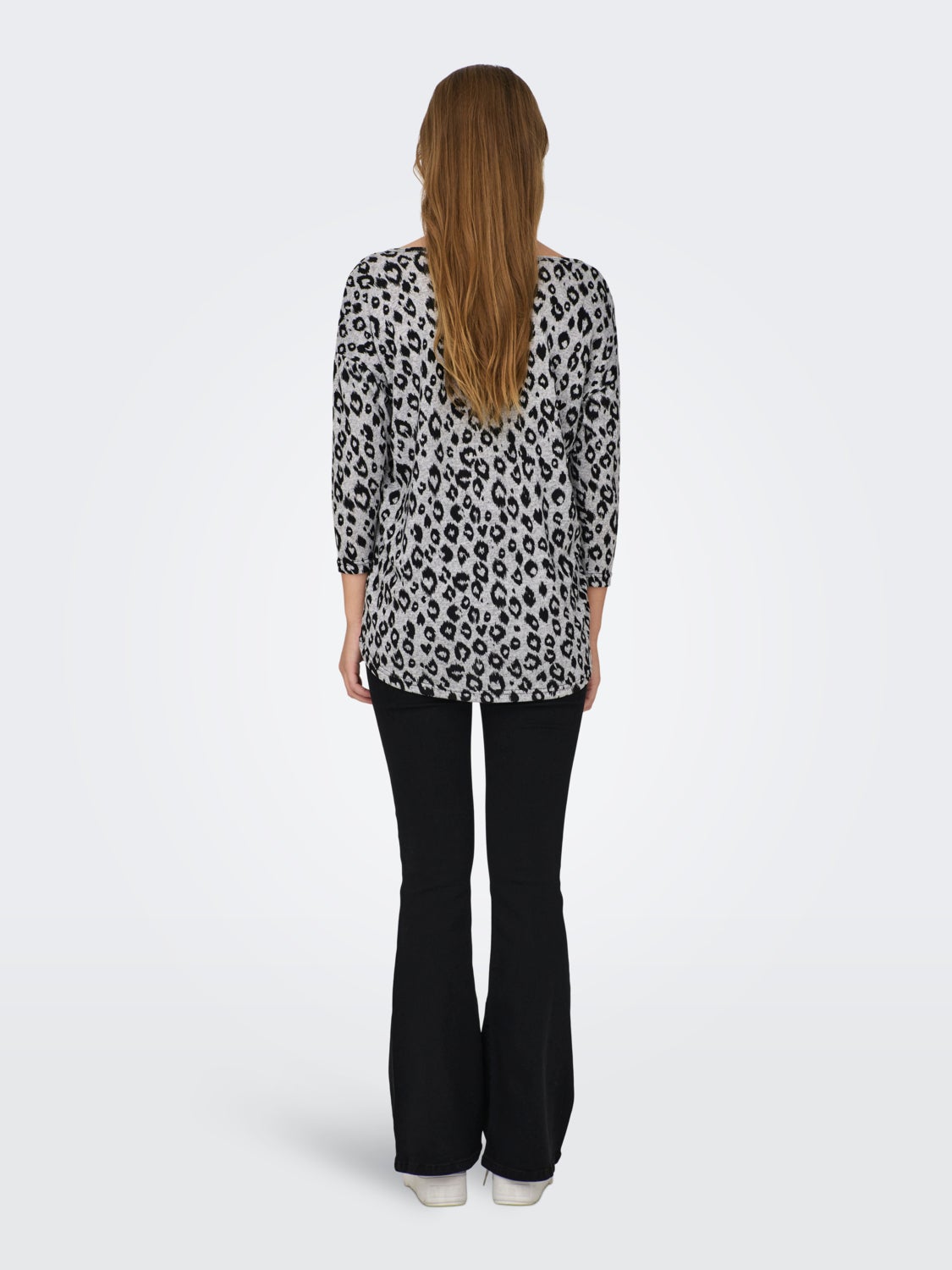 Printed 3/4 sleeved top