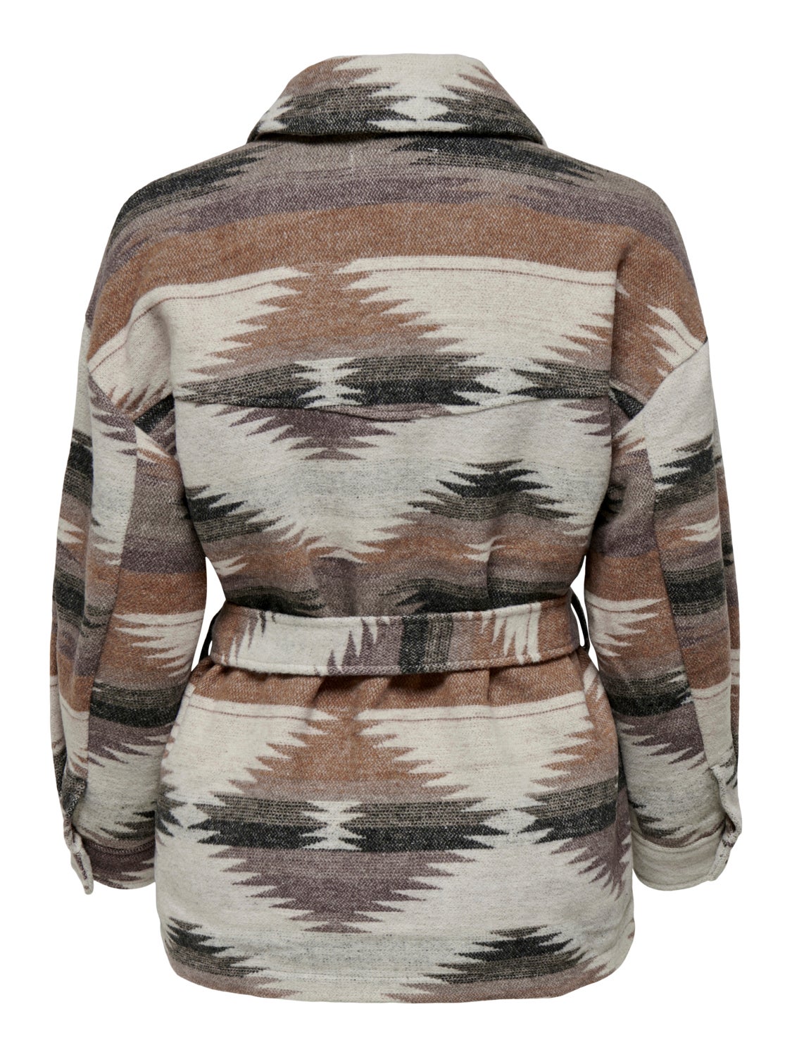 Petite belted Shacket