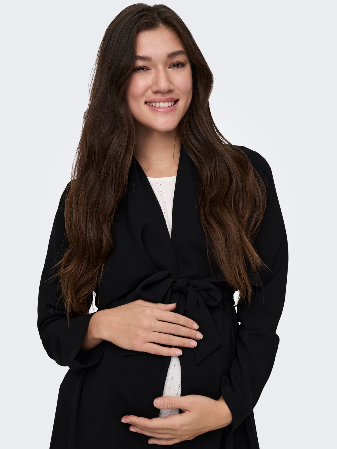 Mama tie belt cardigan