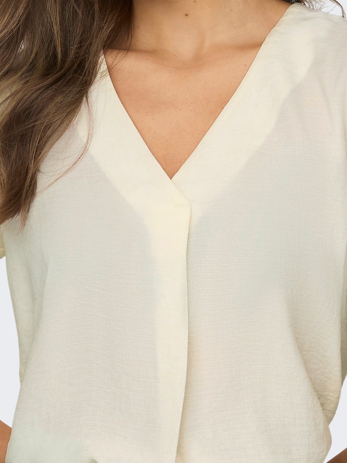 Loose Fit V-Neck Top