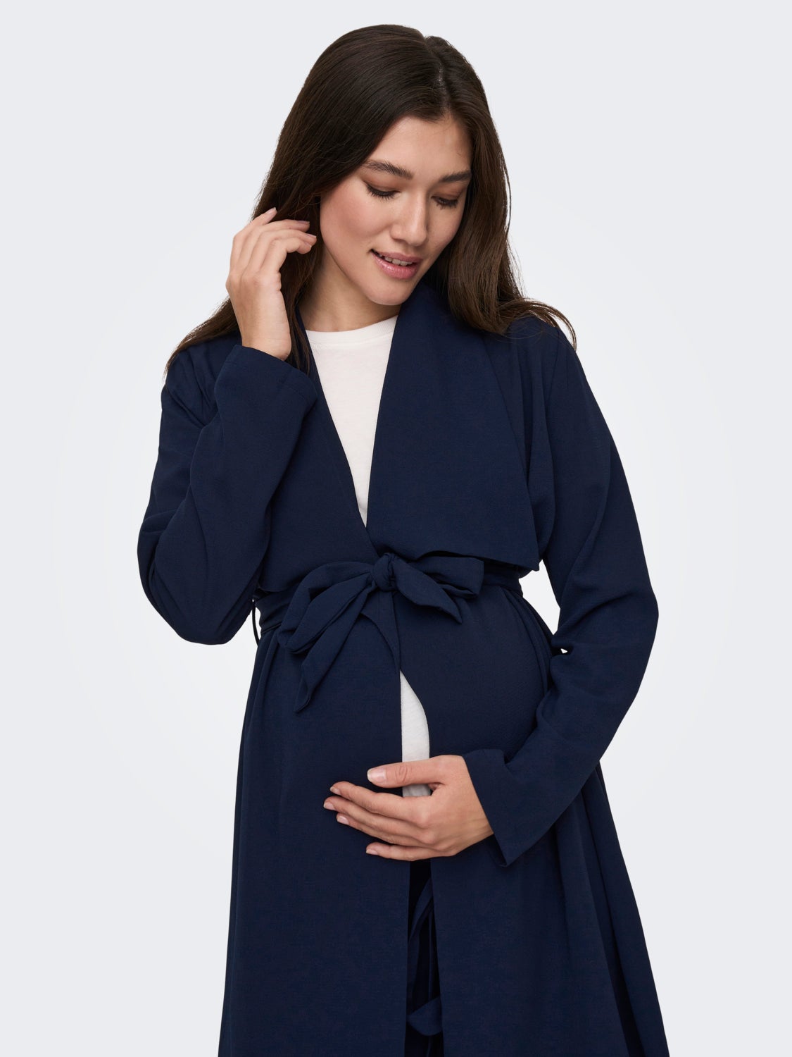 Mama tie belt cardigan