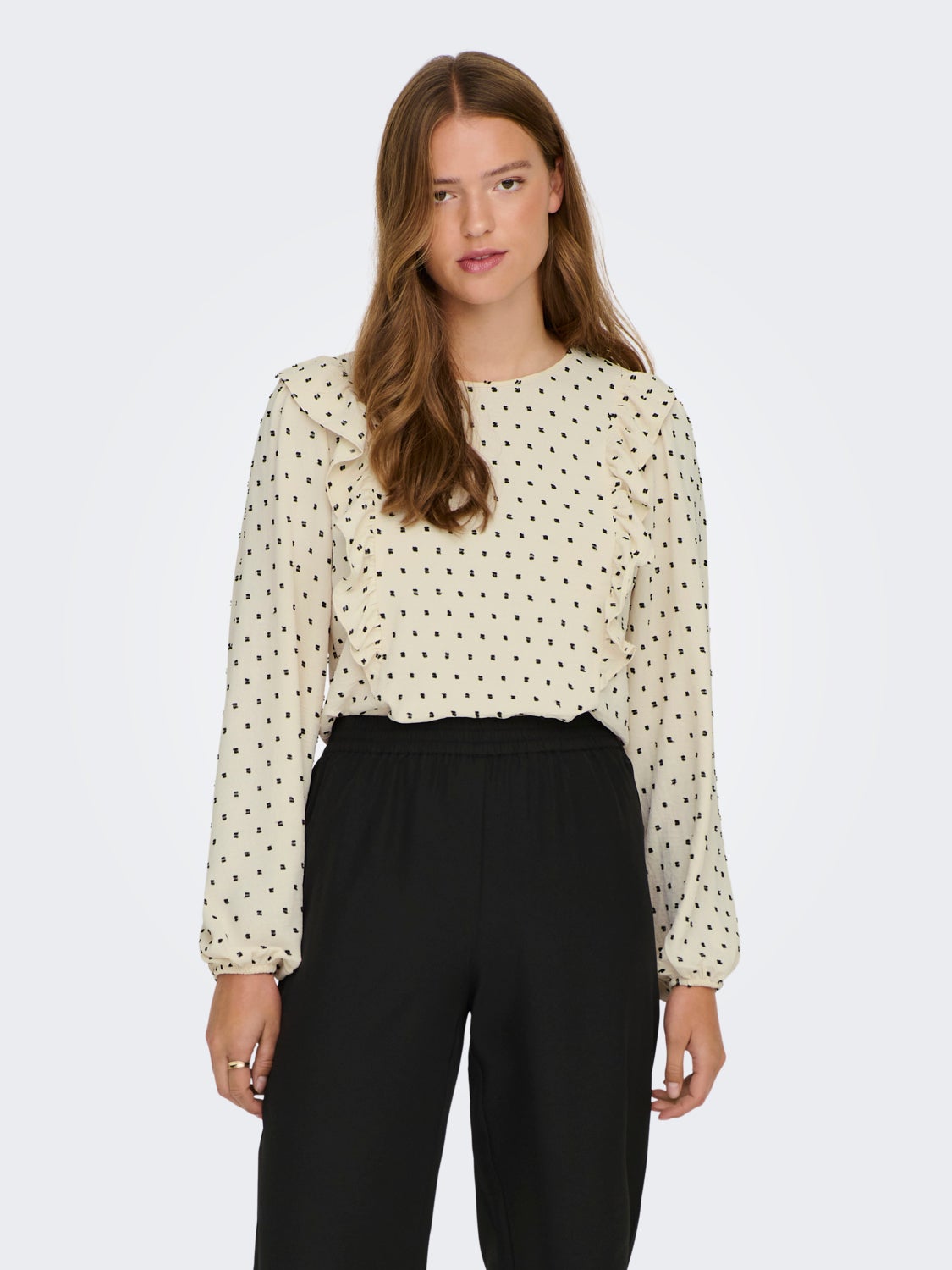 Frill Long Sleeved Top