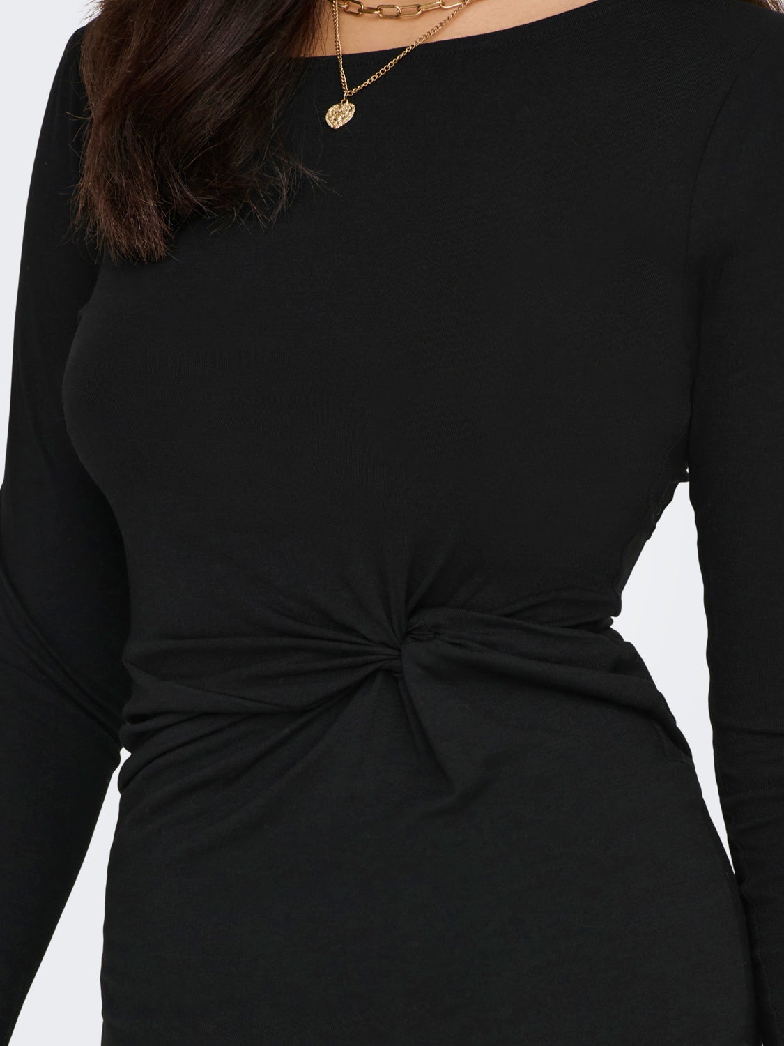 Twist detail dress