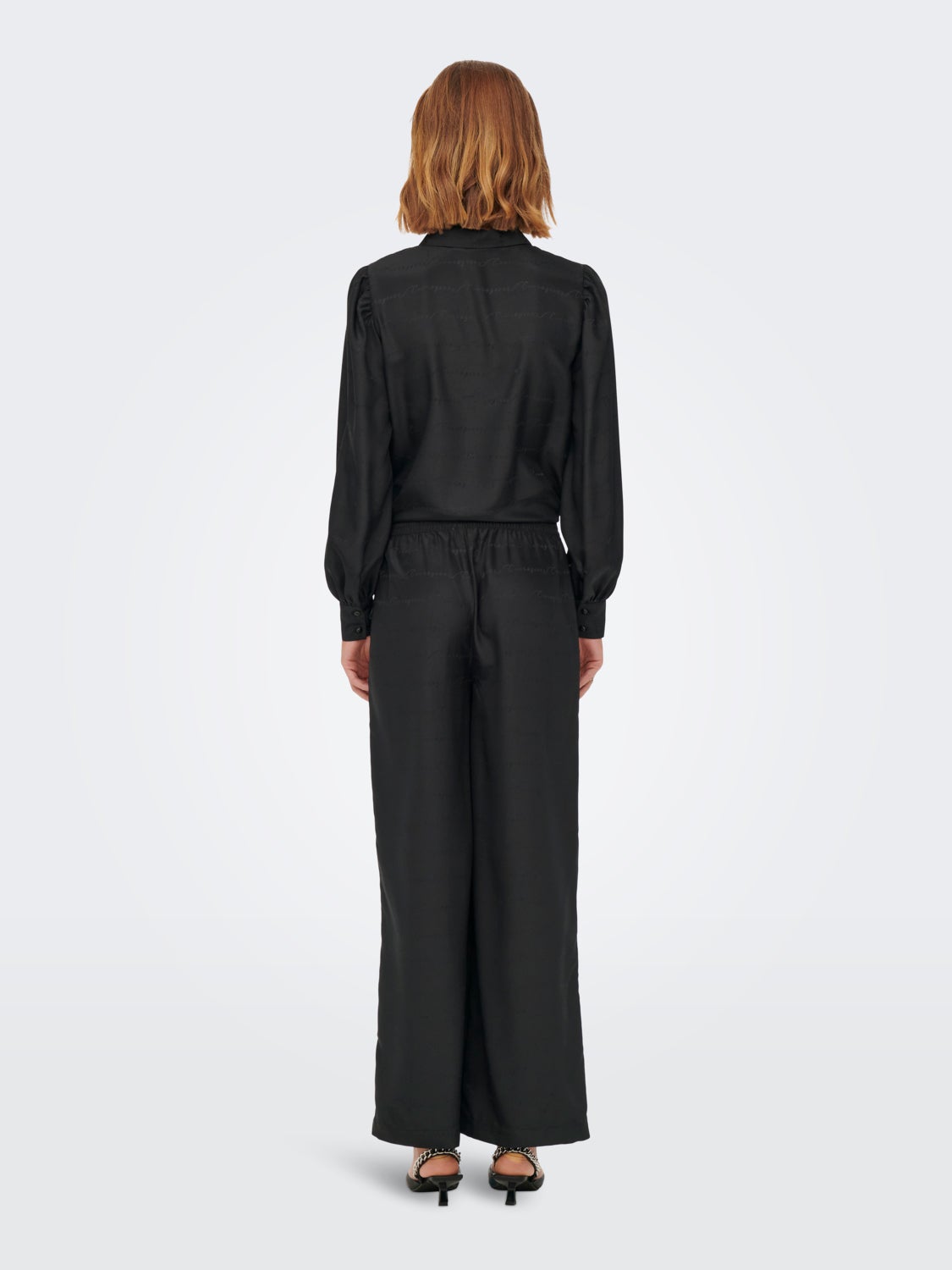 Mid waist wide Trousers