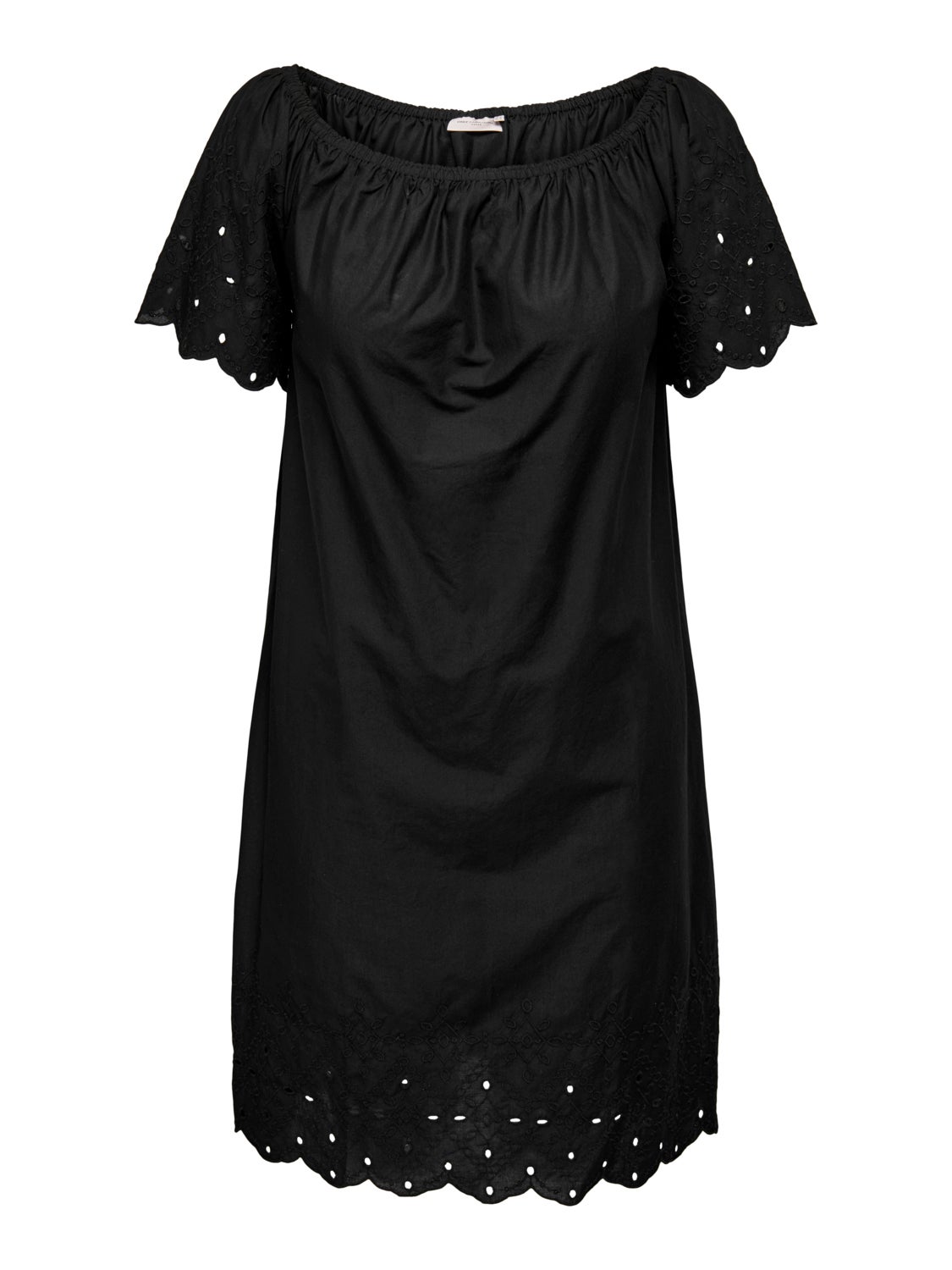 Curvy off-shoulder dress