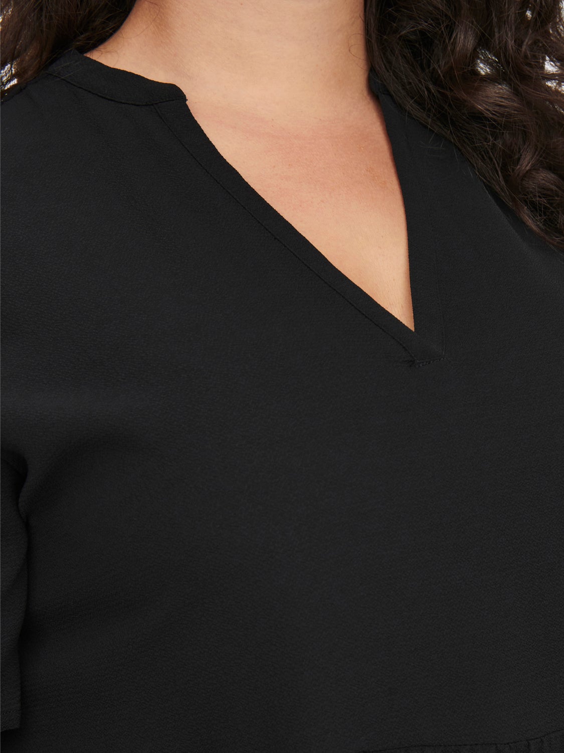 Curvy 2/4 Sleeve Dress