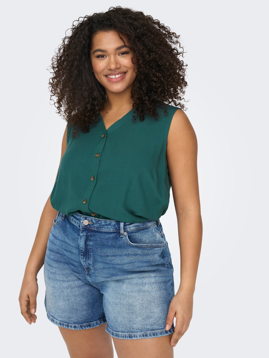 Curvy Sleeveless top