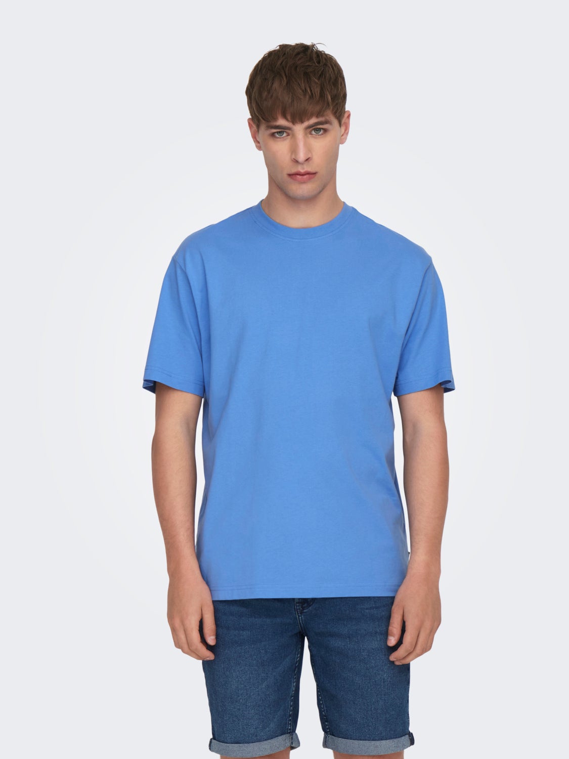 Oversized o-hals t-shirt