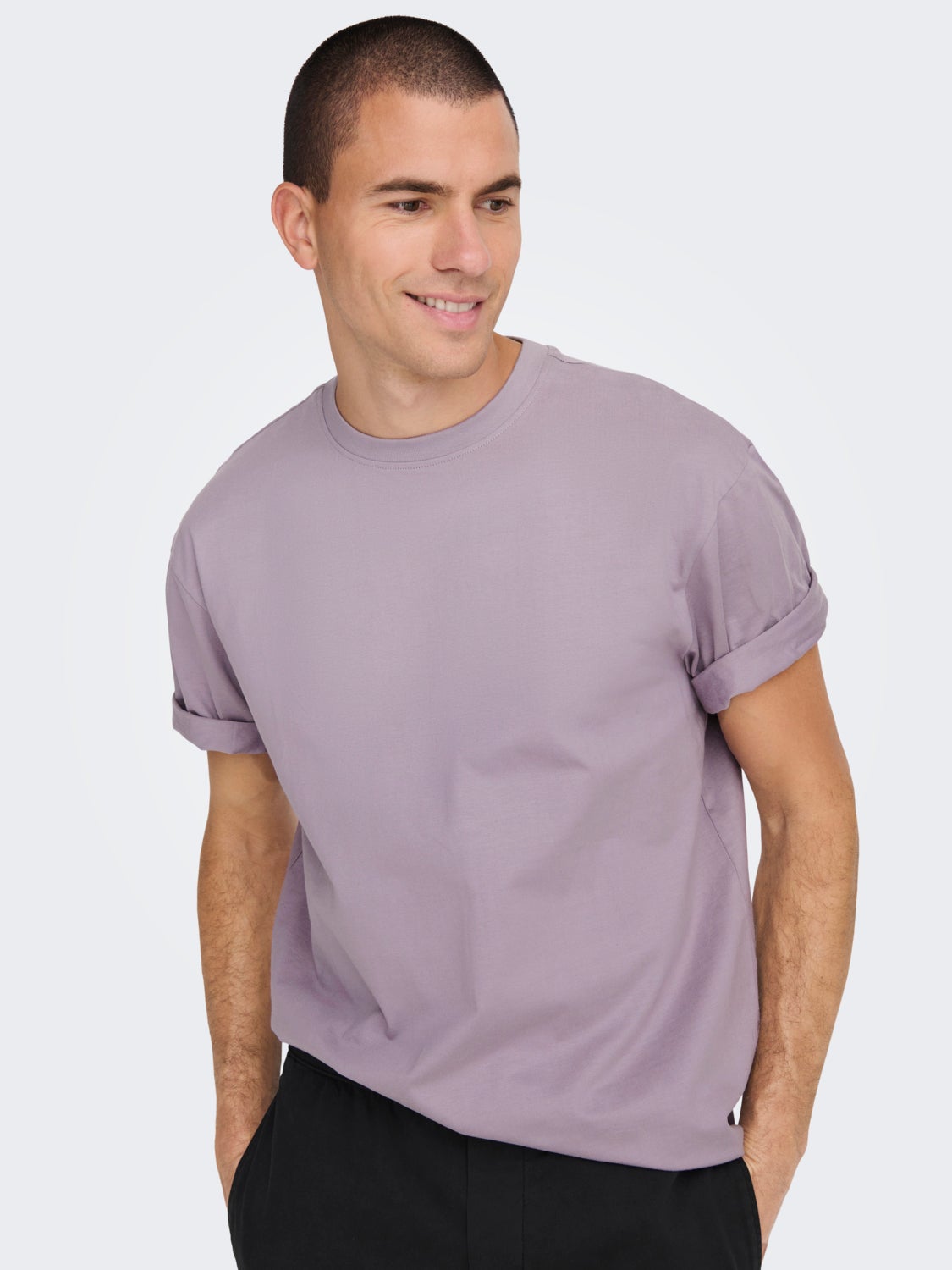 Oversized o-hals t-shirt