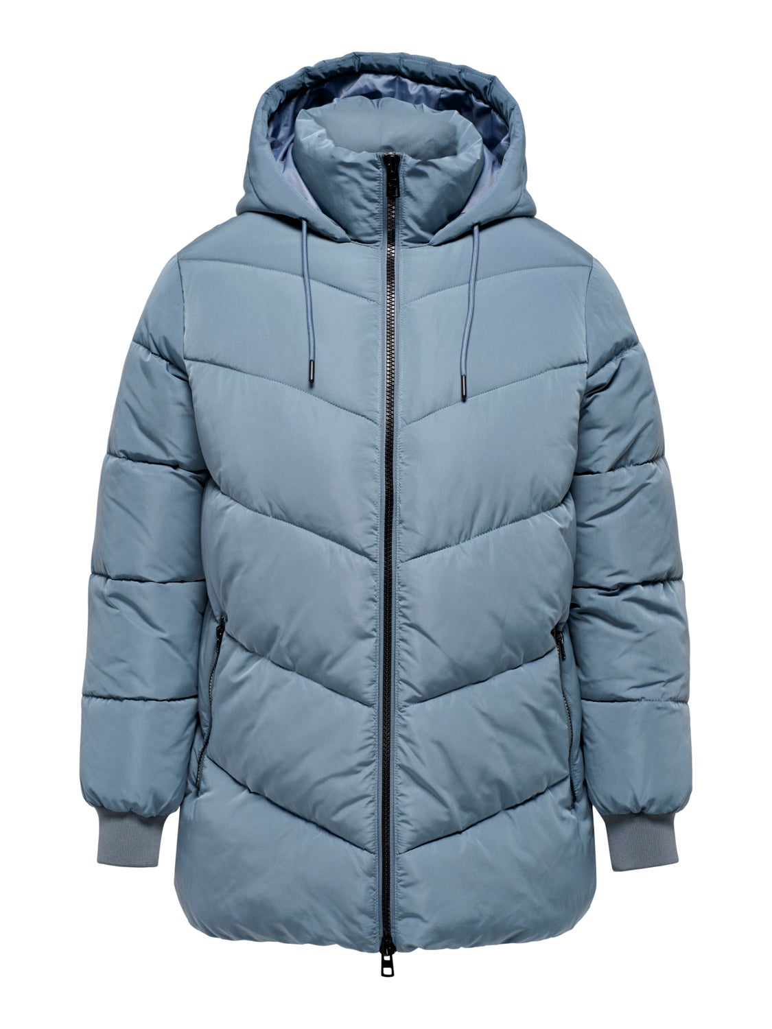 curvy Puffer jacket with hood