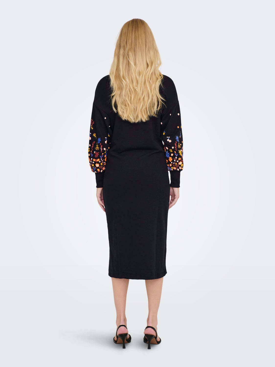 Mama floral detail Midi dress