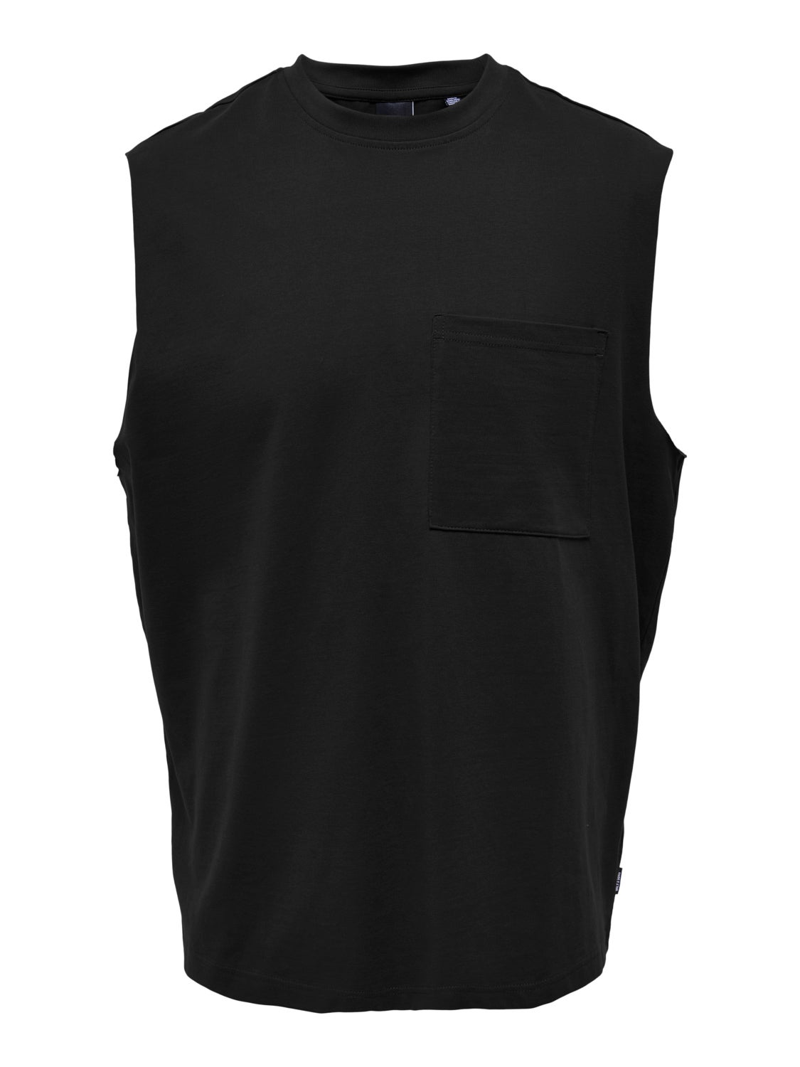 Relaxed Fit Sleeveless T-shirt