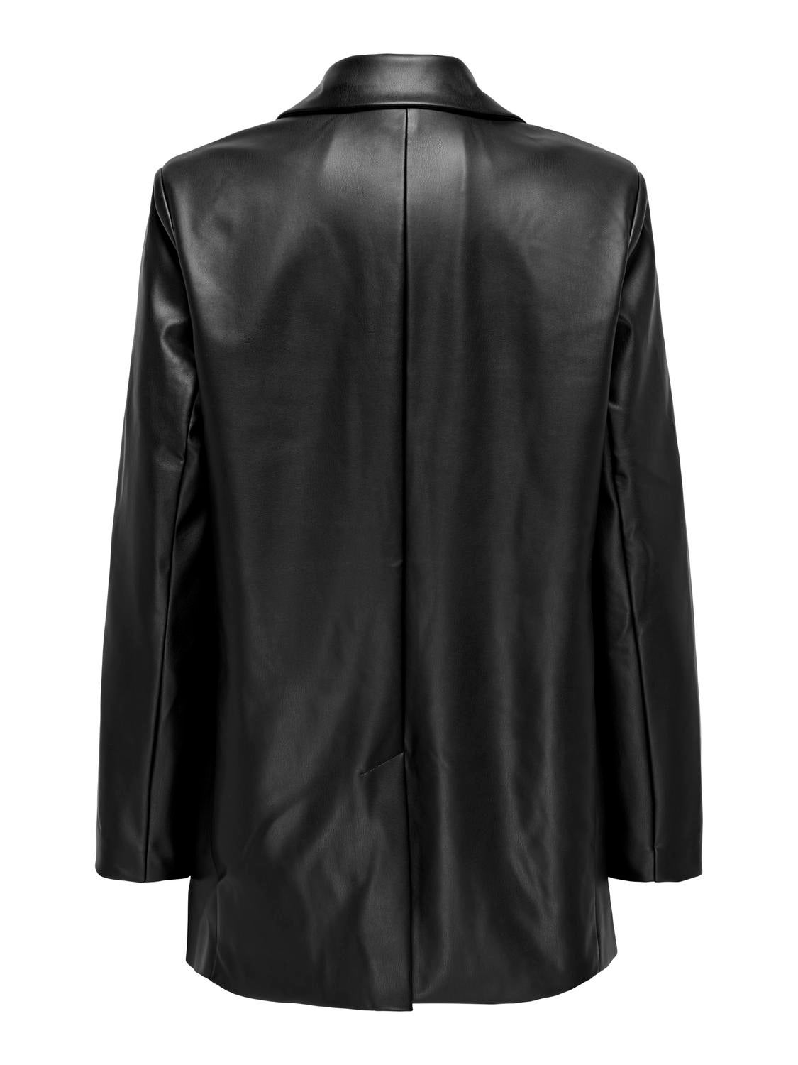 Oversize coated blazer