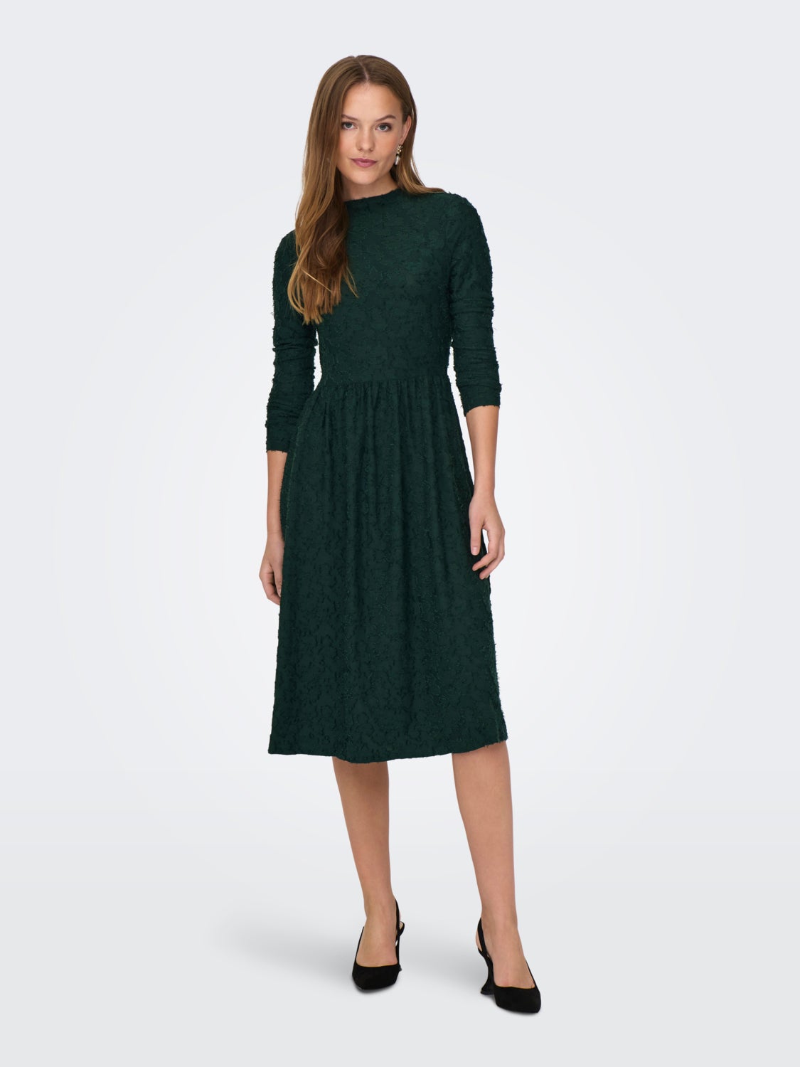 Midi o-neck dress