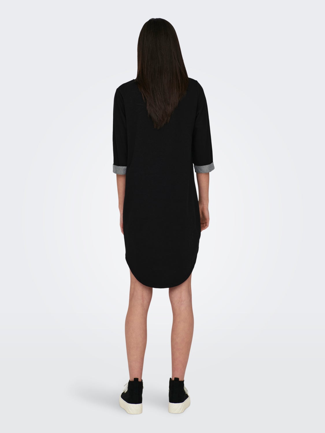 3/4-sleeve sweat dress