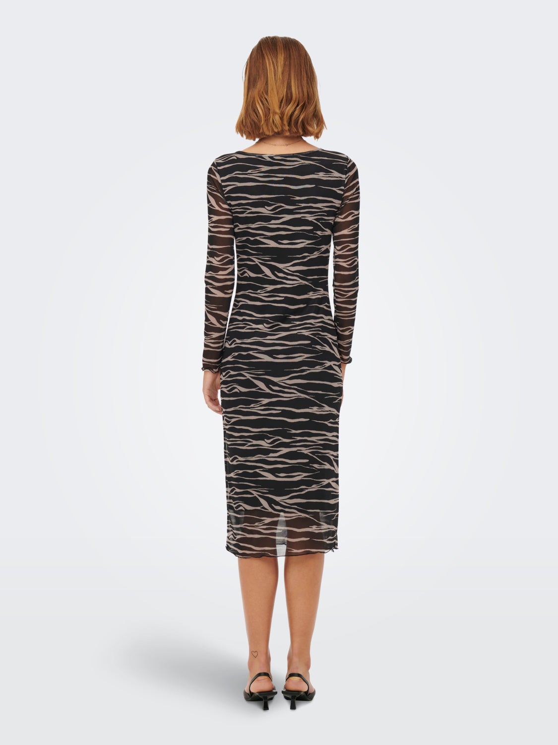 Mesh Long Sleeved dress