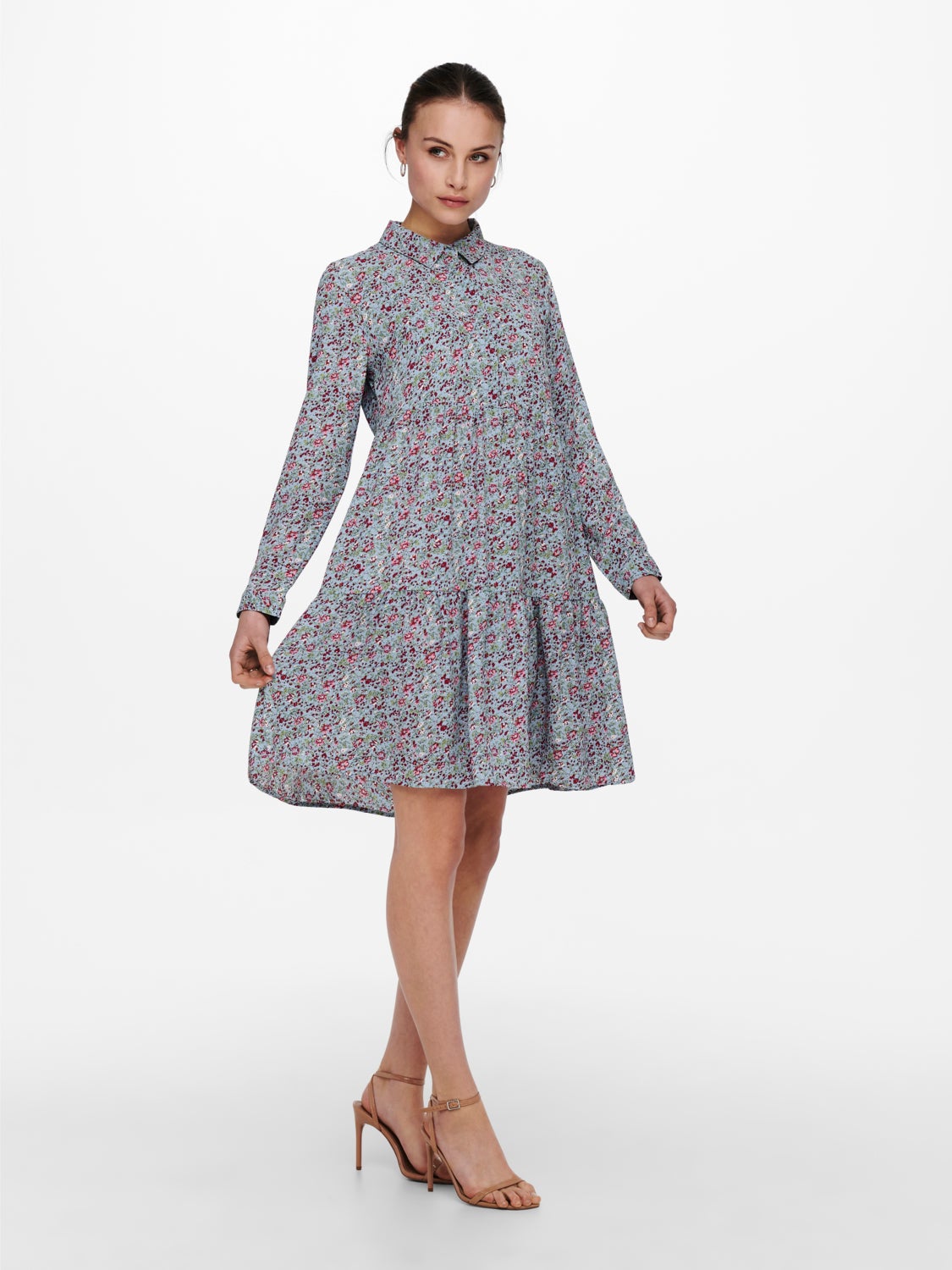 Mini dress with print