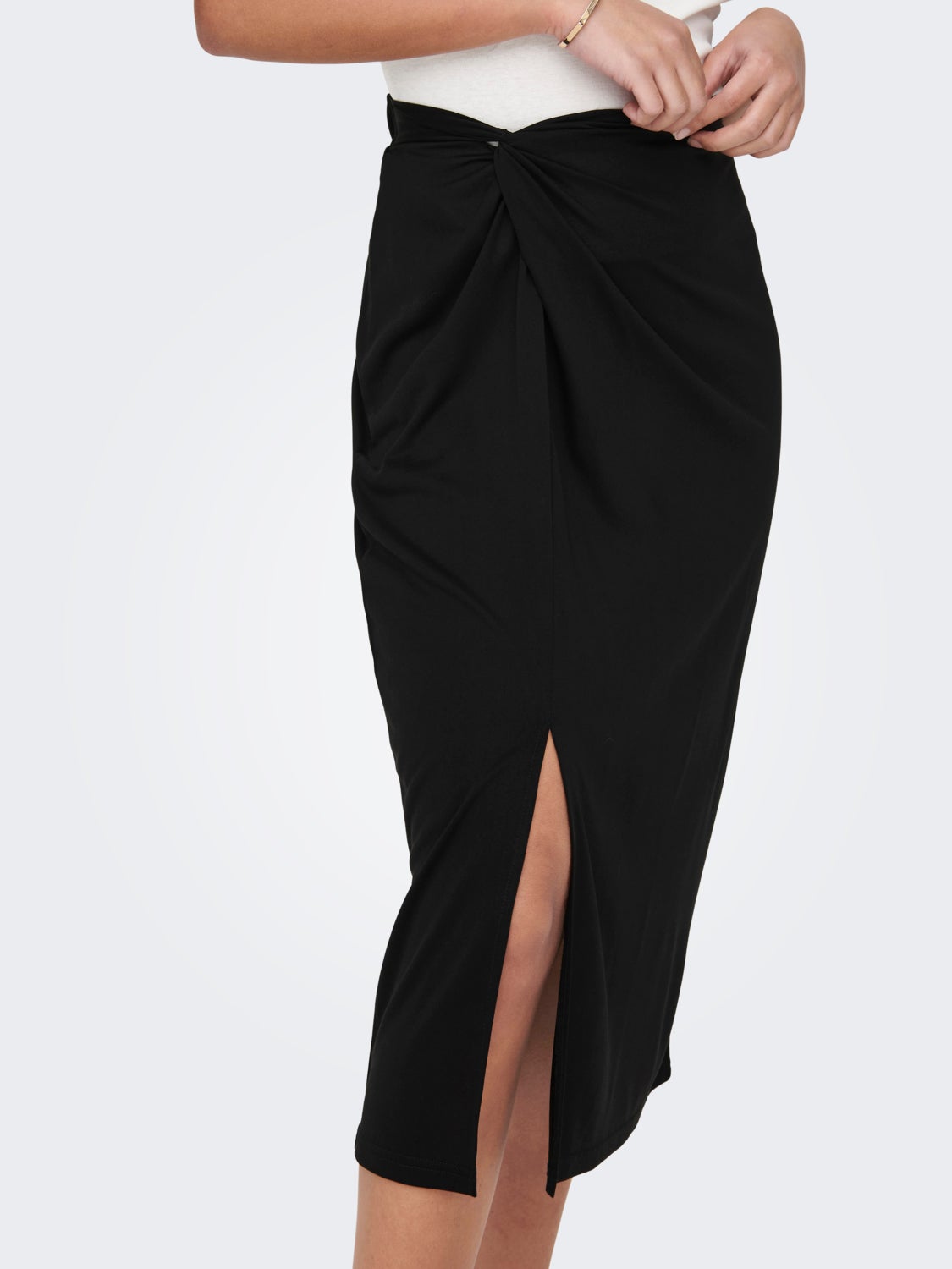 Midi Skirt With Slit