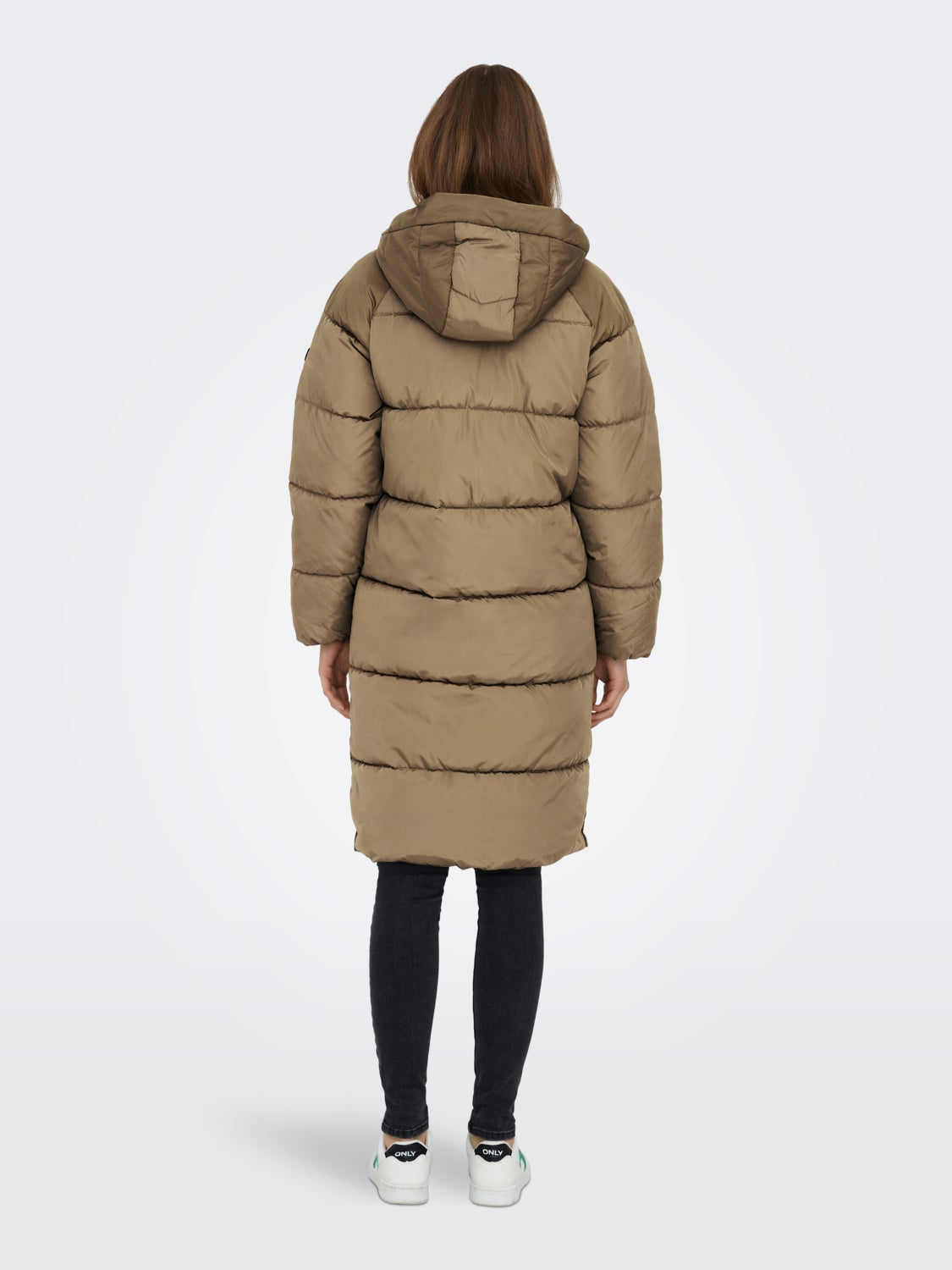 Long puffer coat