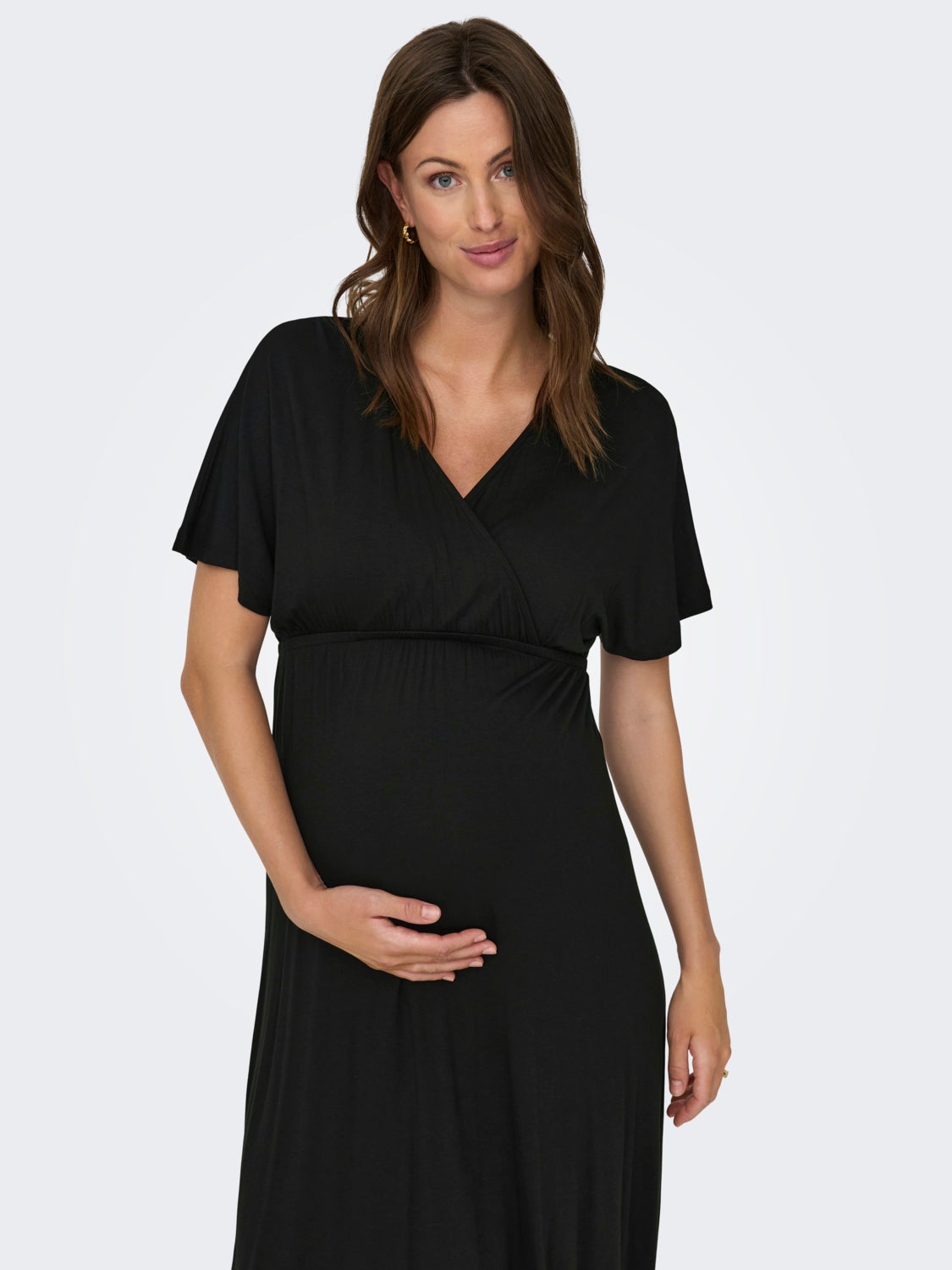 Mama midi wrap dress