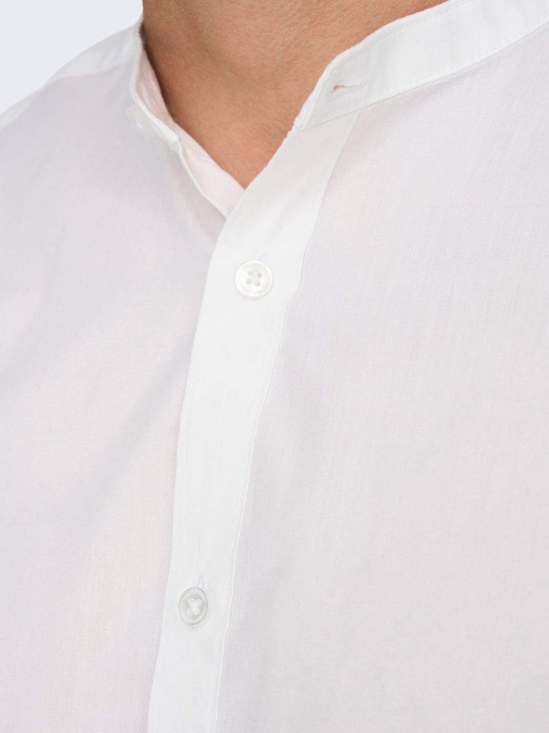 Slim Fit China Collar Shirt