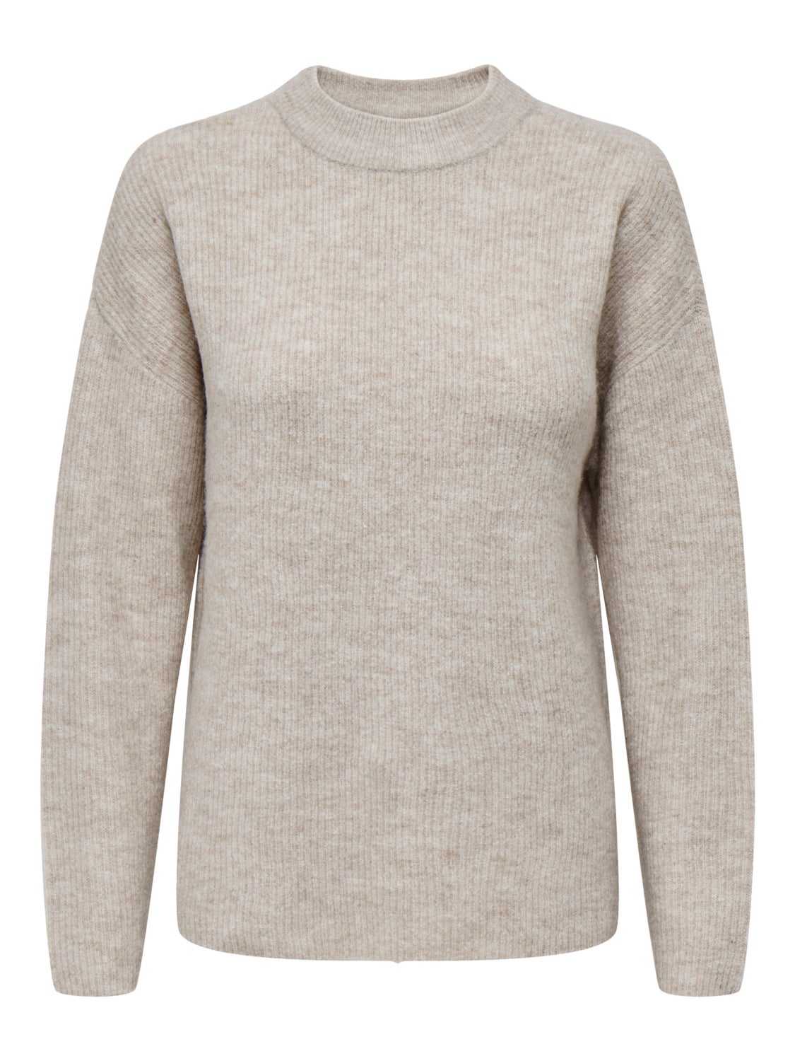 High neck knitted pullover