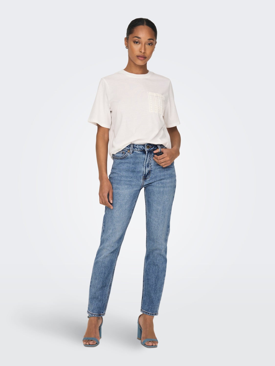 ONLEmily life hw ankle Straight fit jeans