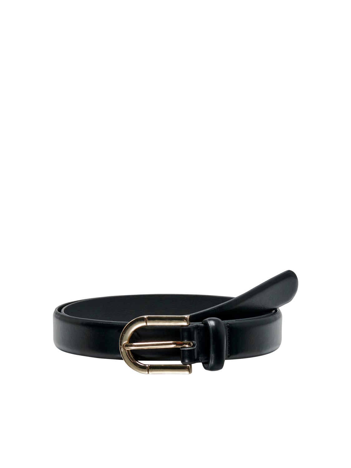 Leather look belt
