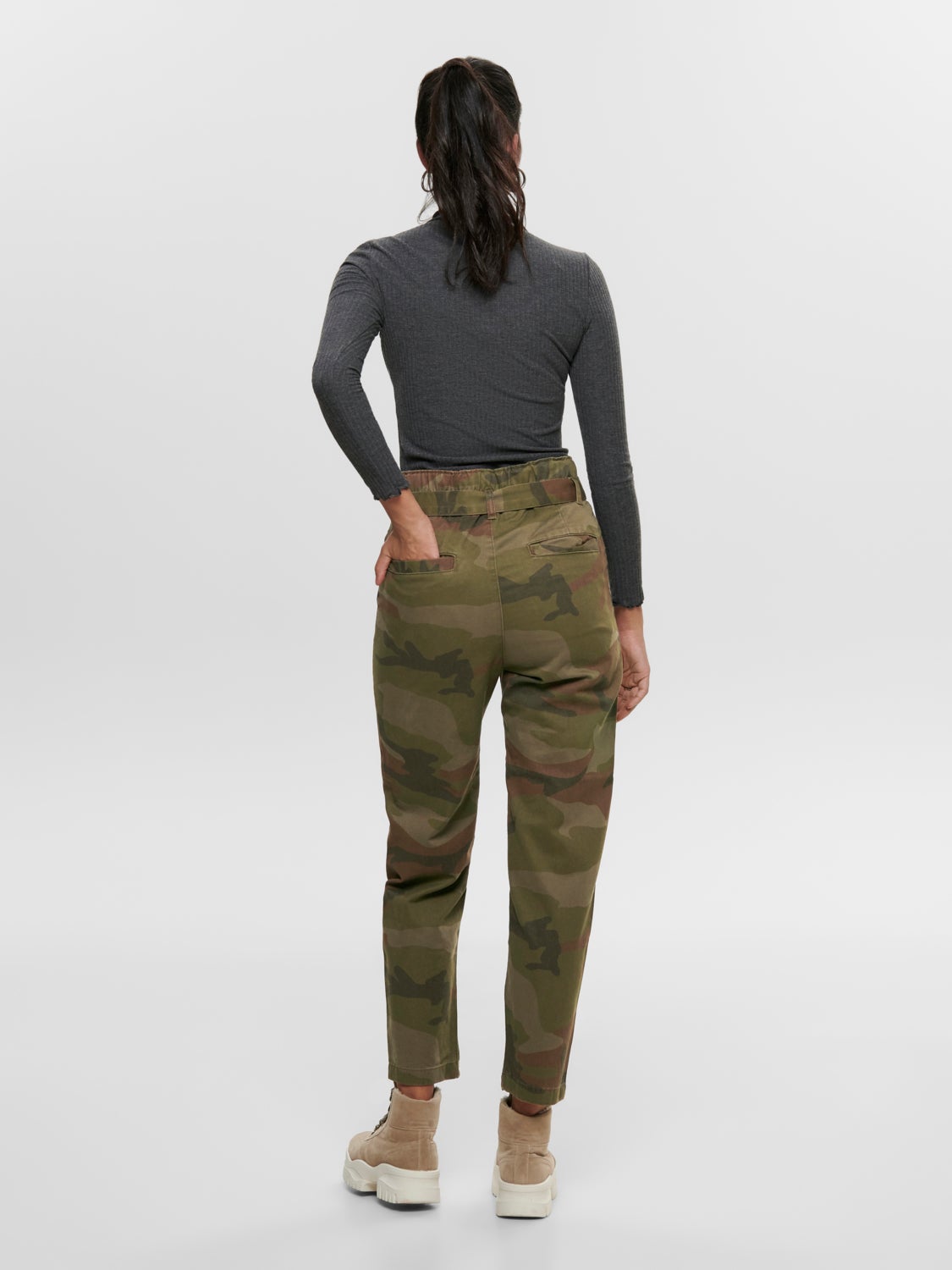 High neck Long Sleeved Top