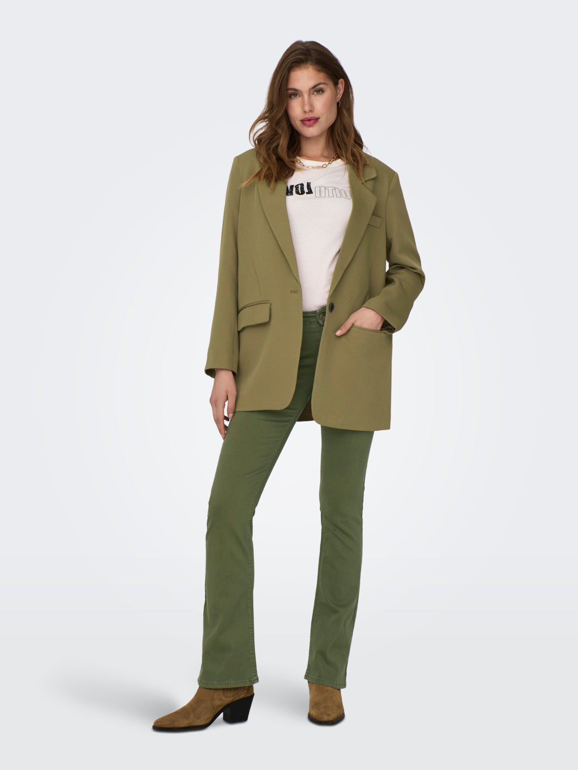 Oversized fit blazer