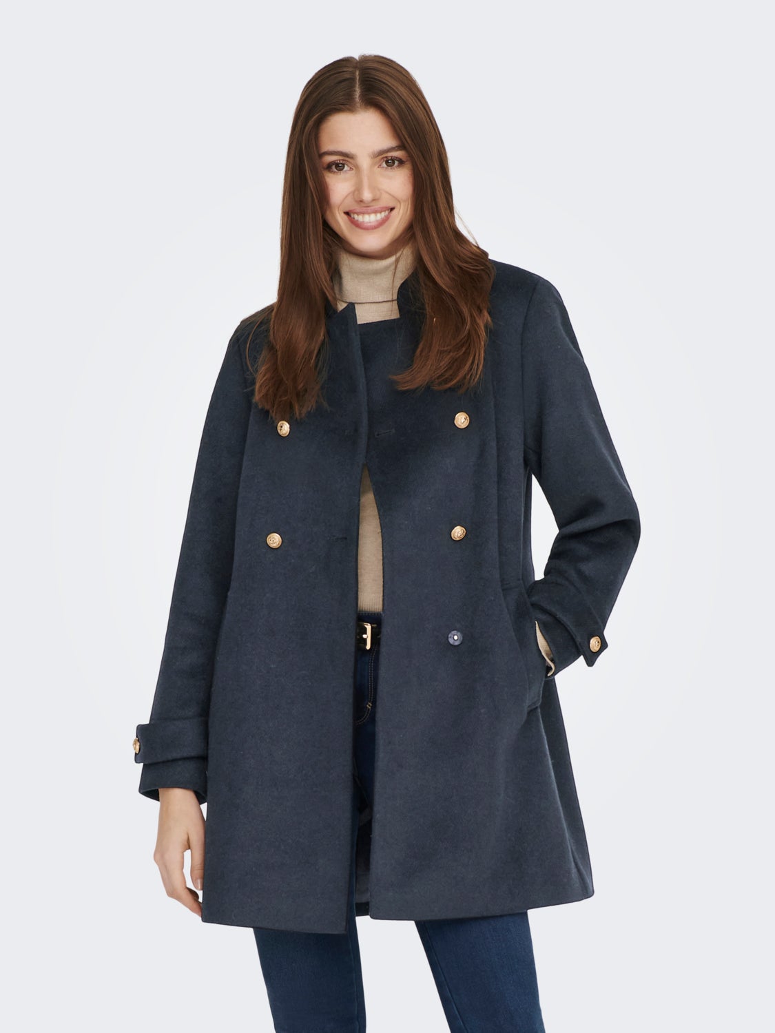 Double breasted wool Coat