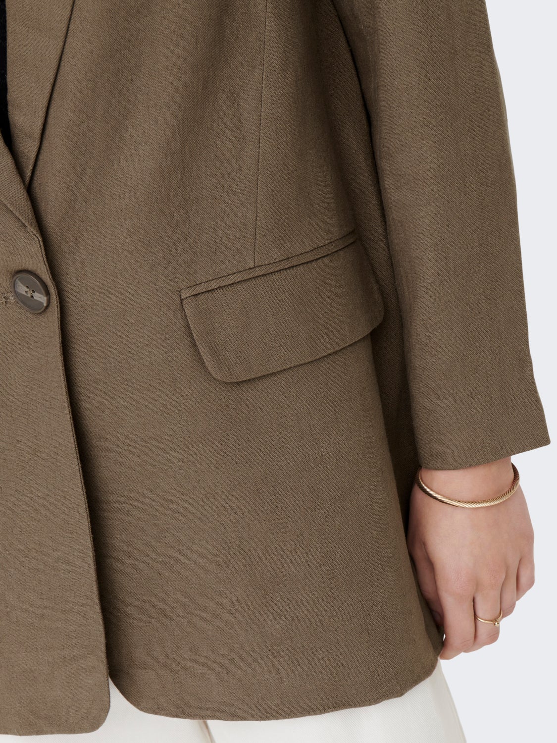 Oversize Fit Reverse Blazer