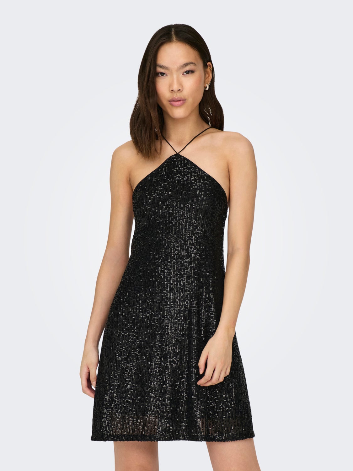 mini dress with glitter