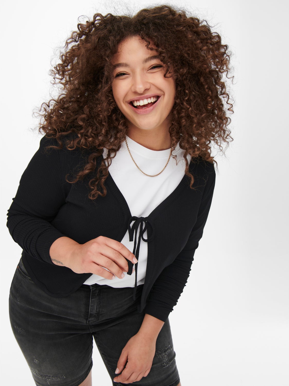 Curvy long sleeved Bolero