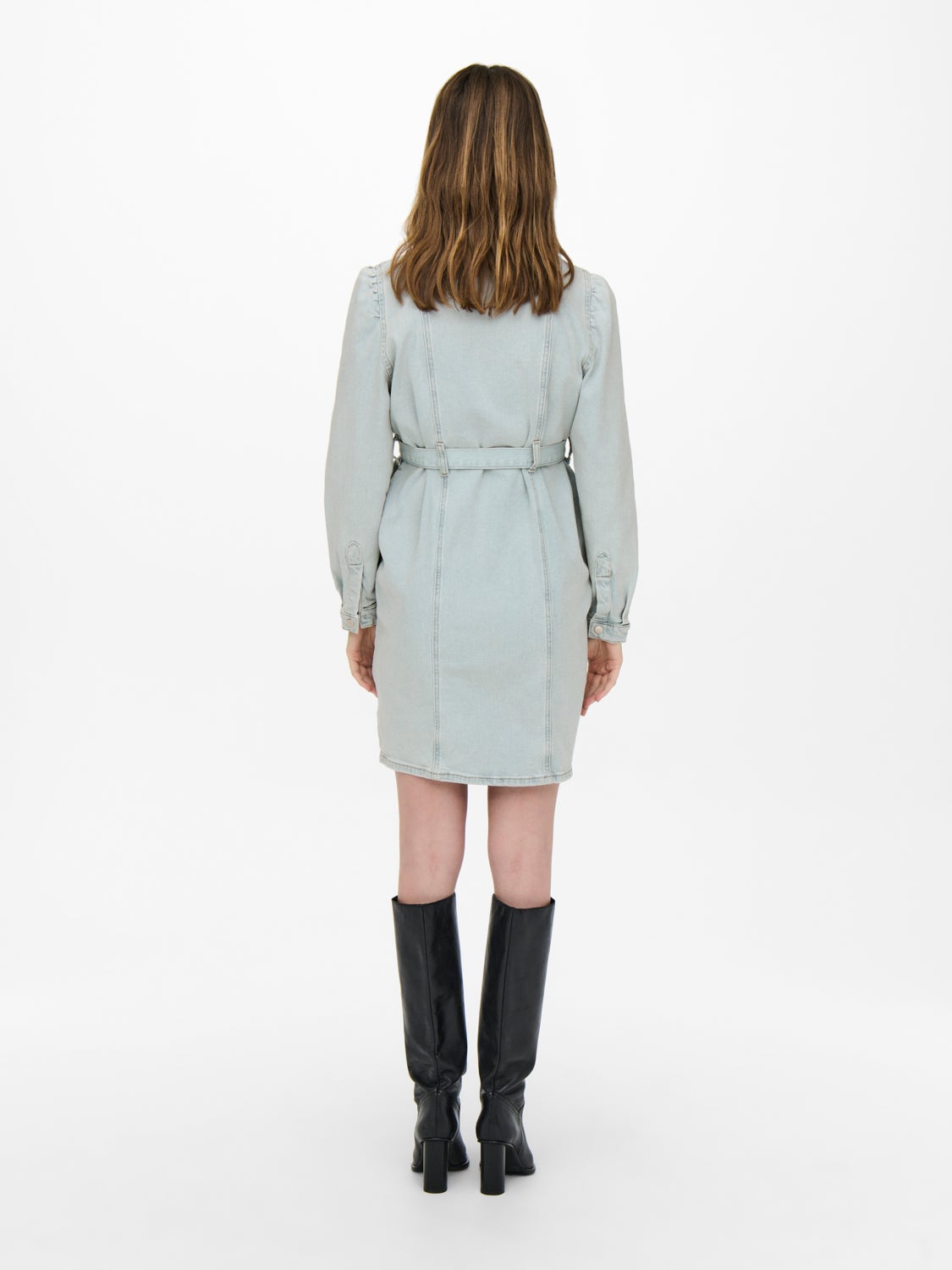 Mama belt Denim Dress