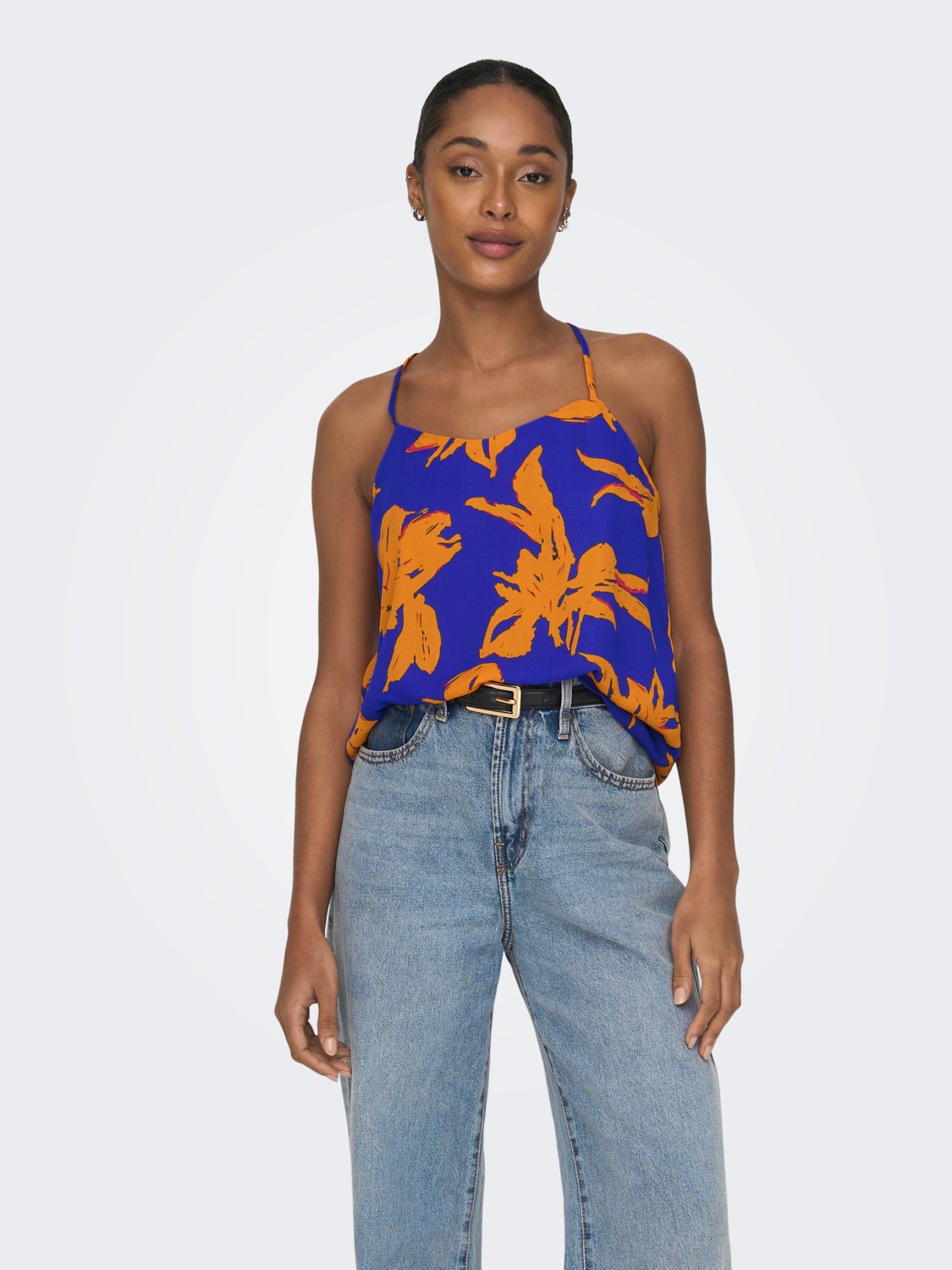 Regular Fit U-Neck Top