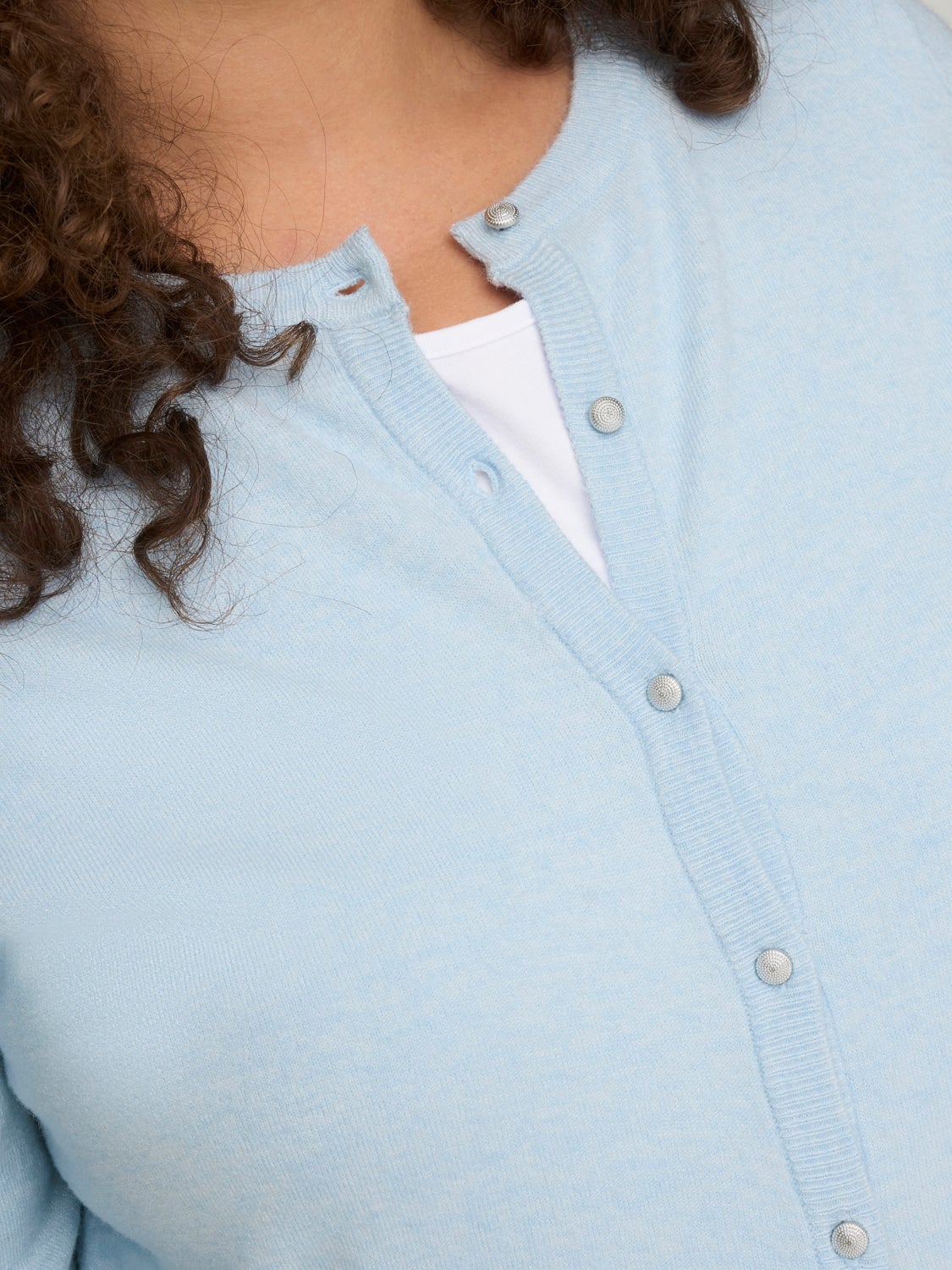 Curvy Knitted Cardigan