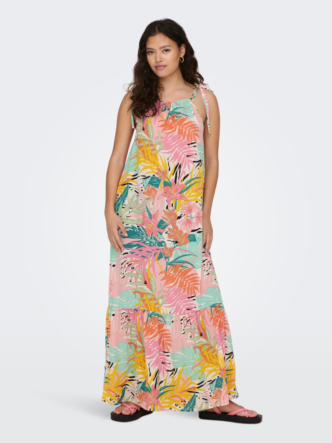 Maxi dress with print