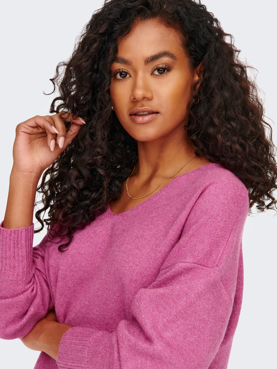 V-neck Knitted Pullover