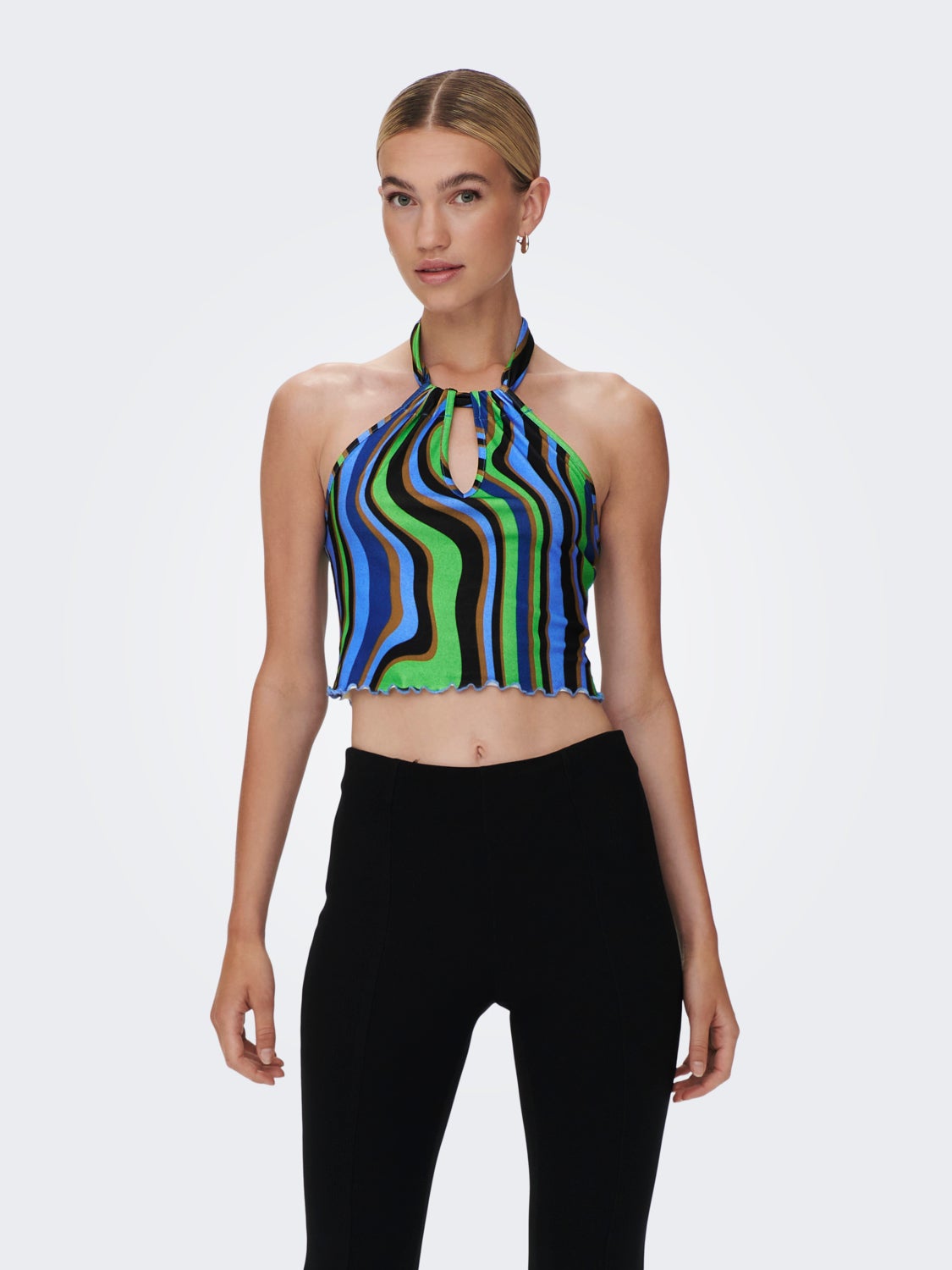 Cropped Halter neck top