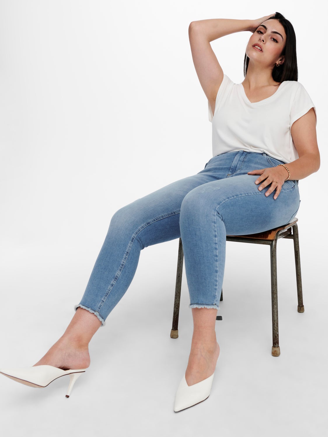 Curvy CarWilly reg ankle Skinny fit jeans