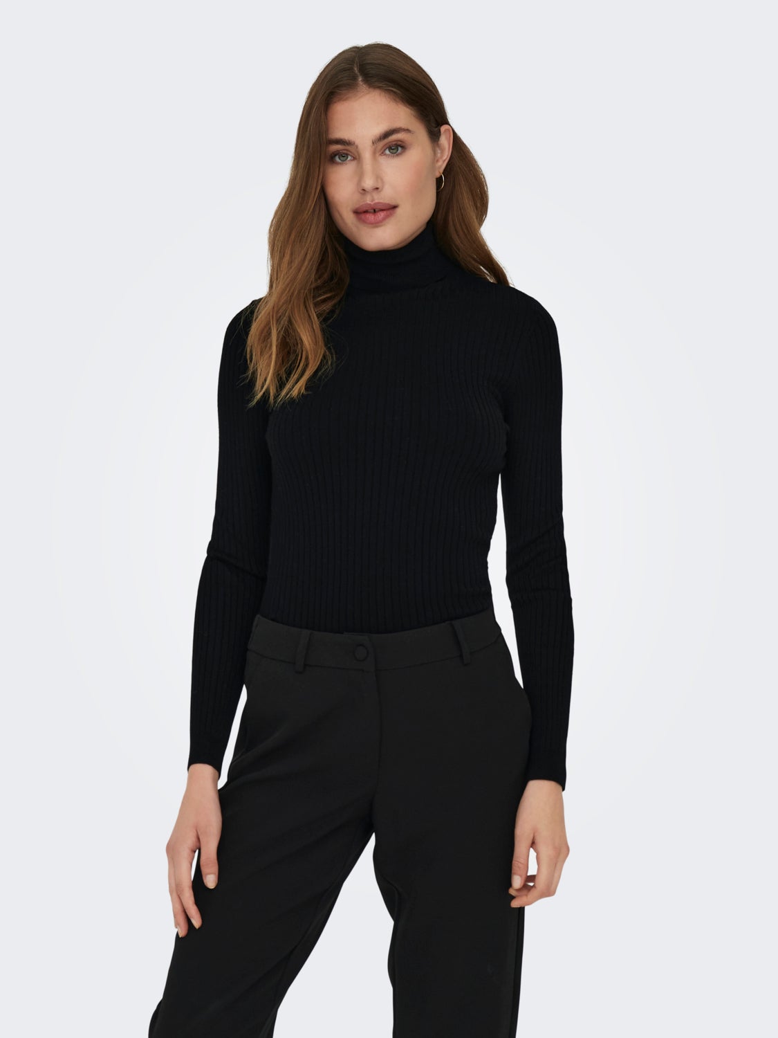 High-neck knit